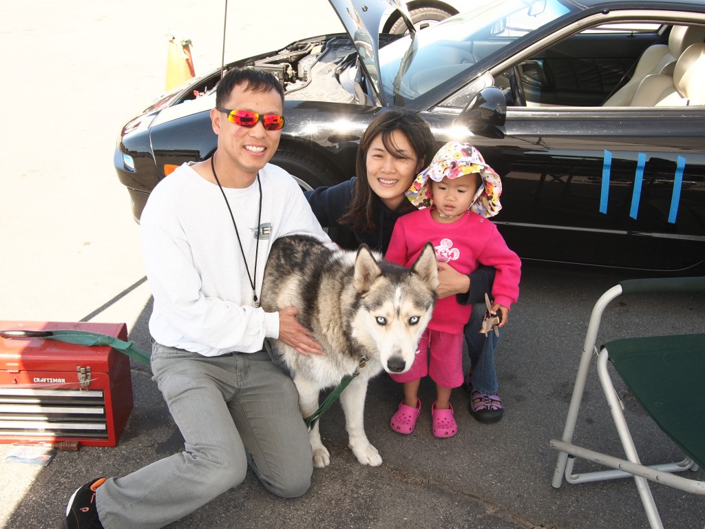 With the Kwan's at Laguna Seca